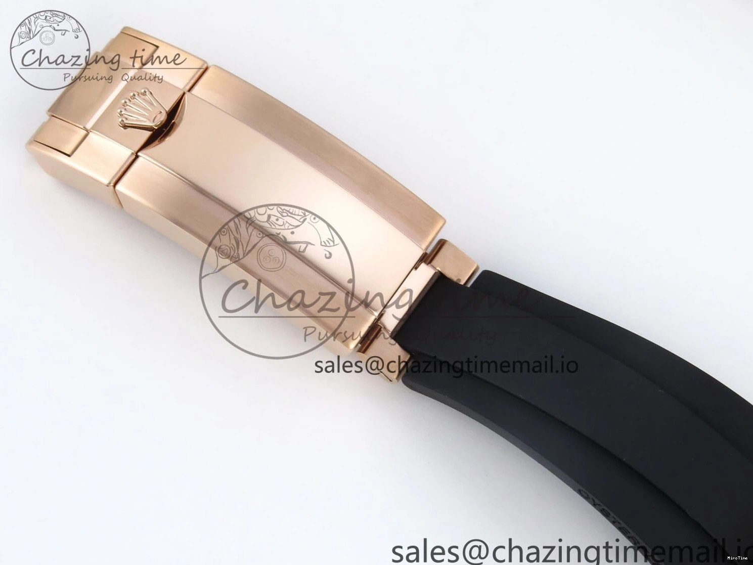 MiroTime 0303 Yacht-Master 40mm 126655 EWEF Best Edition Black Dial on Oysterflex Strap A Sophisticated 787